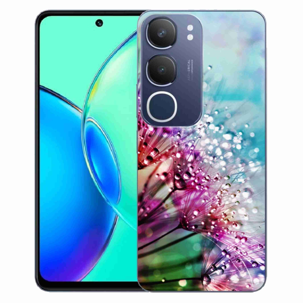 Gélový kryt mmCase na Vivo Y19s - farebné kvety