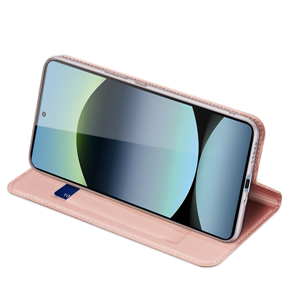 DUX knižkové puzdro na Xiaomi Redmi Note 14S - ružovozlaté