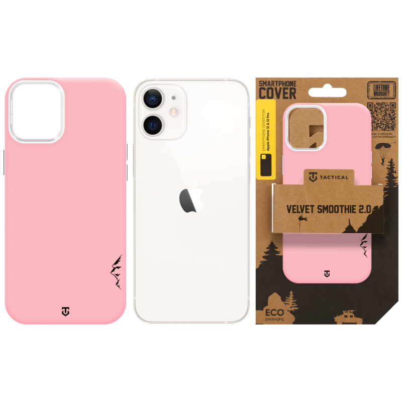 Tactical MagForce Velvet Smoothie 2.0 – puzdro pre Apple iPhone 12/12 Pro Pink Panther