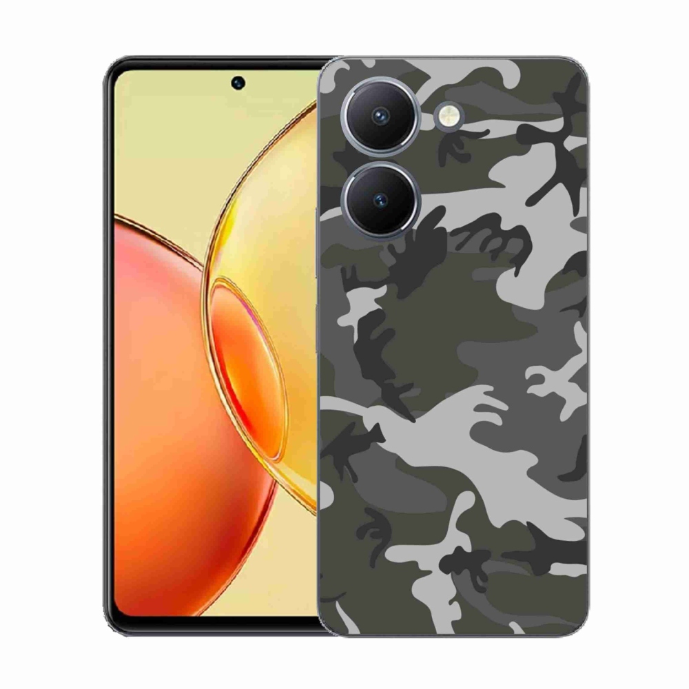 Gélový kryt mmCase na Vivo Y36 - maskáčový vzor