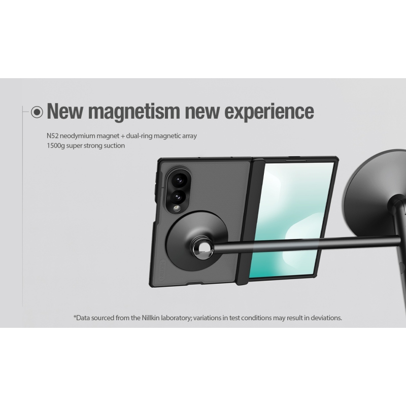 Nillkin Super Frosted FOLD Magnetic zadný kryt pre Samsung Galaxy Z Fold 8, priehľadný čierny