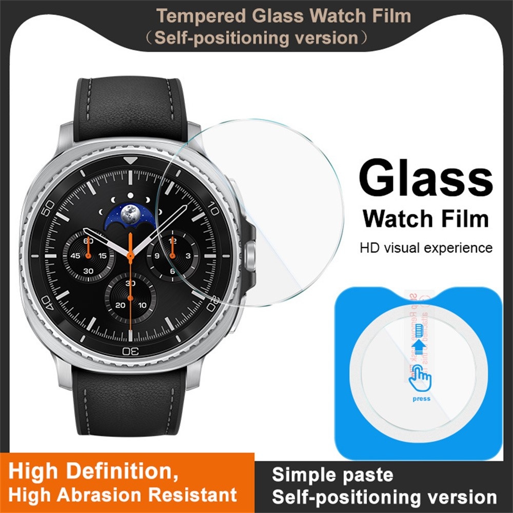 Tvrdené sklo na Samsung Galaxy Watch8 Classic 46mm s aplikačným rámčekom