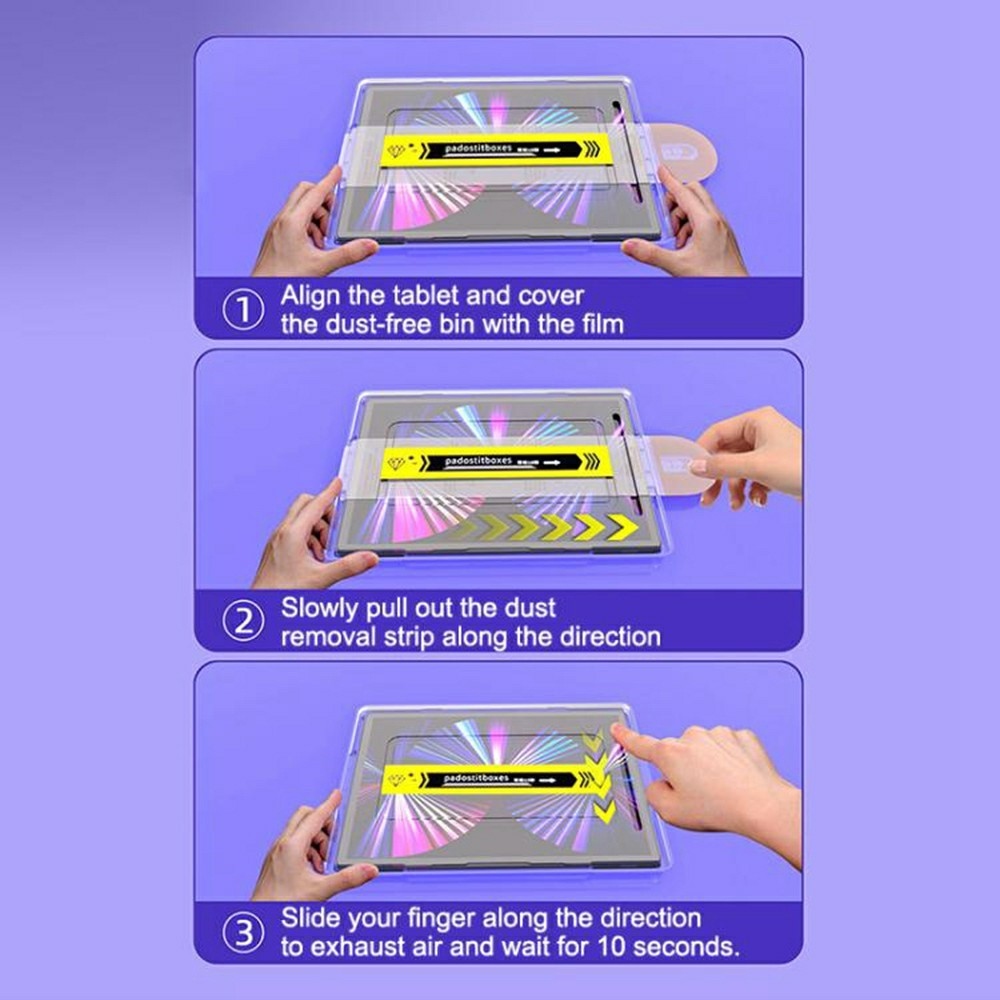 Tvrdené sklo na tablet Xiaomi Pad 8/8 Pro s aplikačným rámčekom