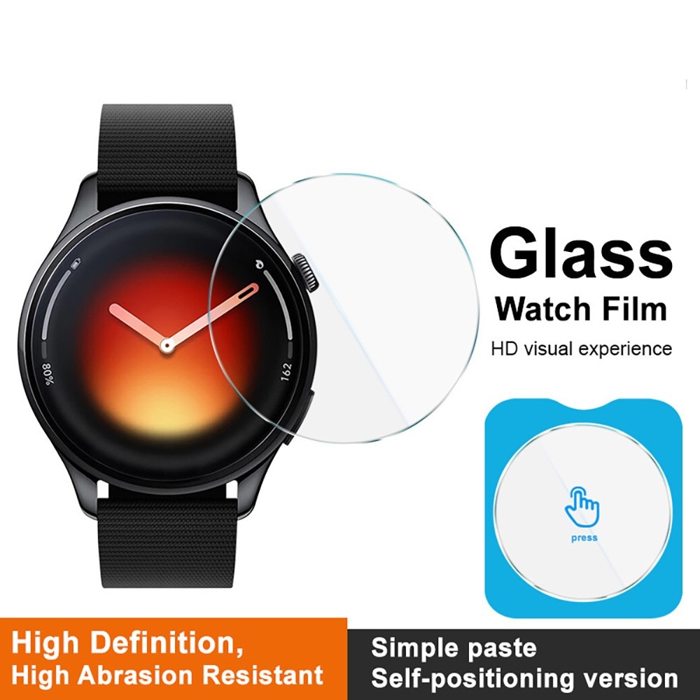 Tvrdené sklo na Xiaomi Watch 5 s aplikačným rámčekom