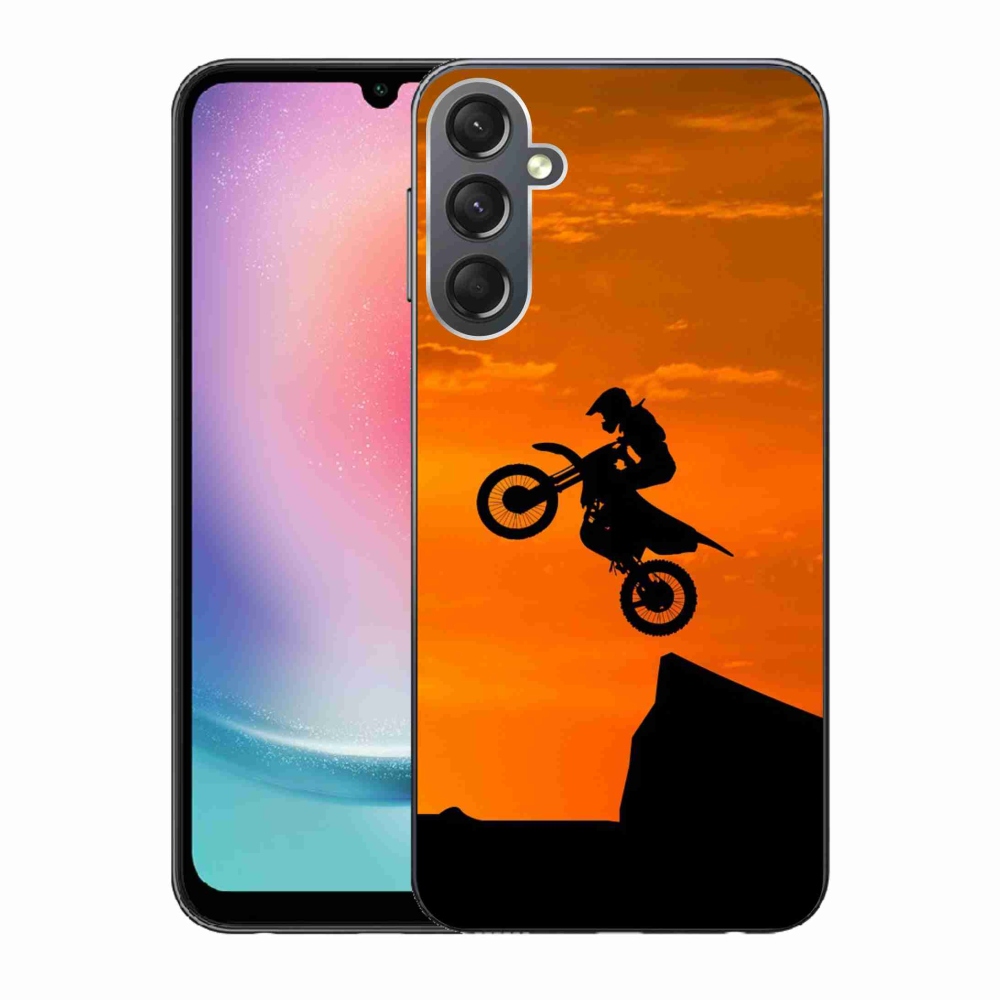 Gélový kryt mmCase na Samsung Galaxy A24 - motocross