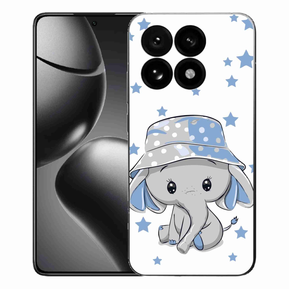 Gélový kryt mmCase na Xiaomi 15T - modrý slon