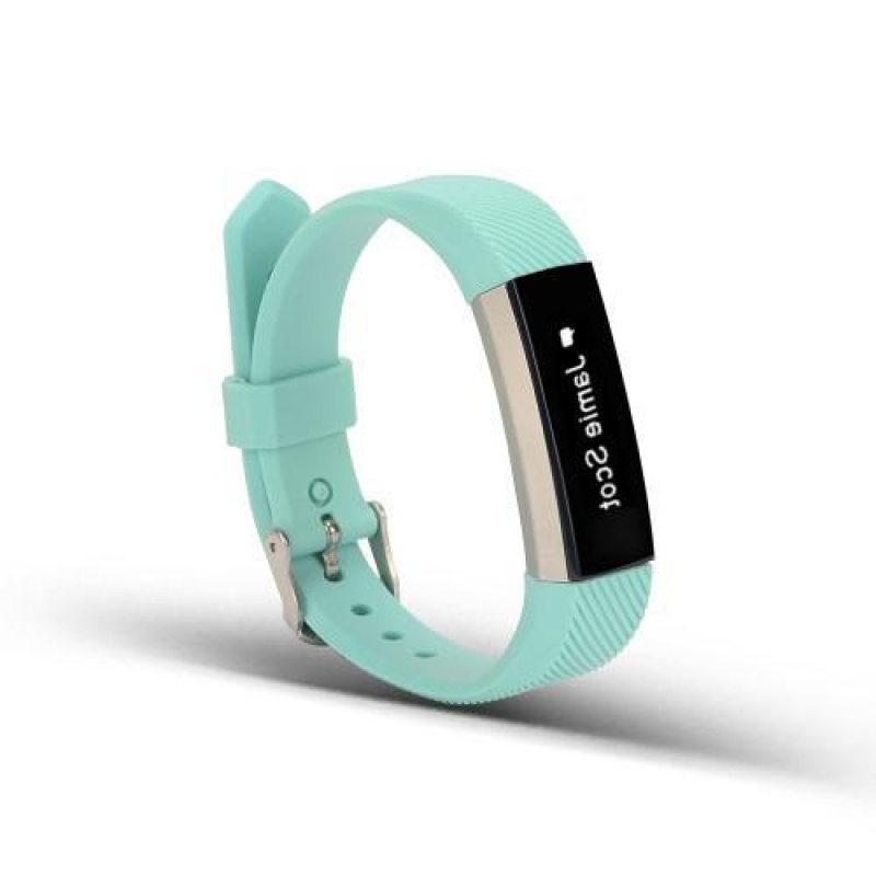 Twill silikónový remienok na Fitbit Alta - cyan