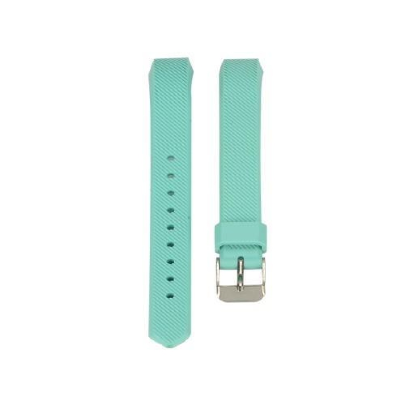 Twill silikónový remienok na Fitbit Alta - cyan