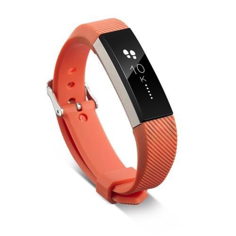 Twill silikónový remienok na Fitbit Alta - oranžový