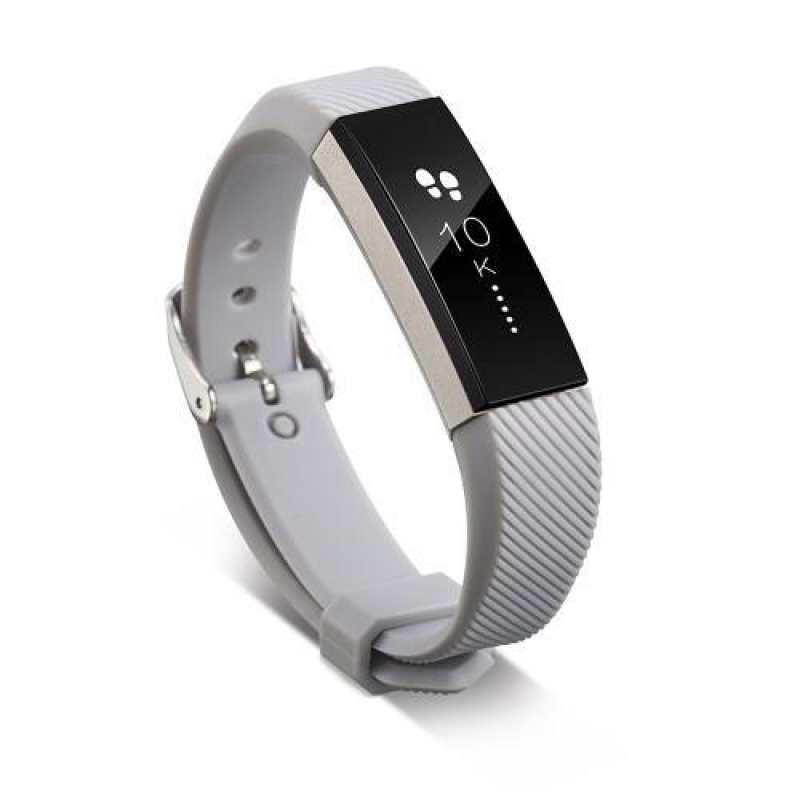 Twill silikónový remienok na Fitbit Alta - sivý