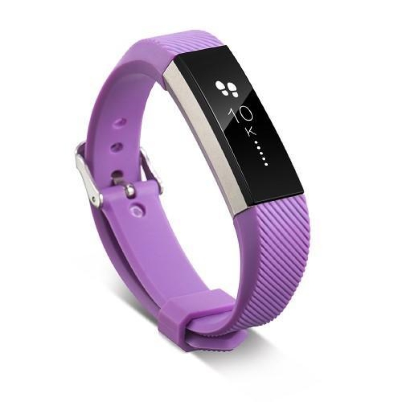 Twill silikónový remienok na Fitbit Alta - svetlofialový