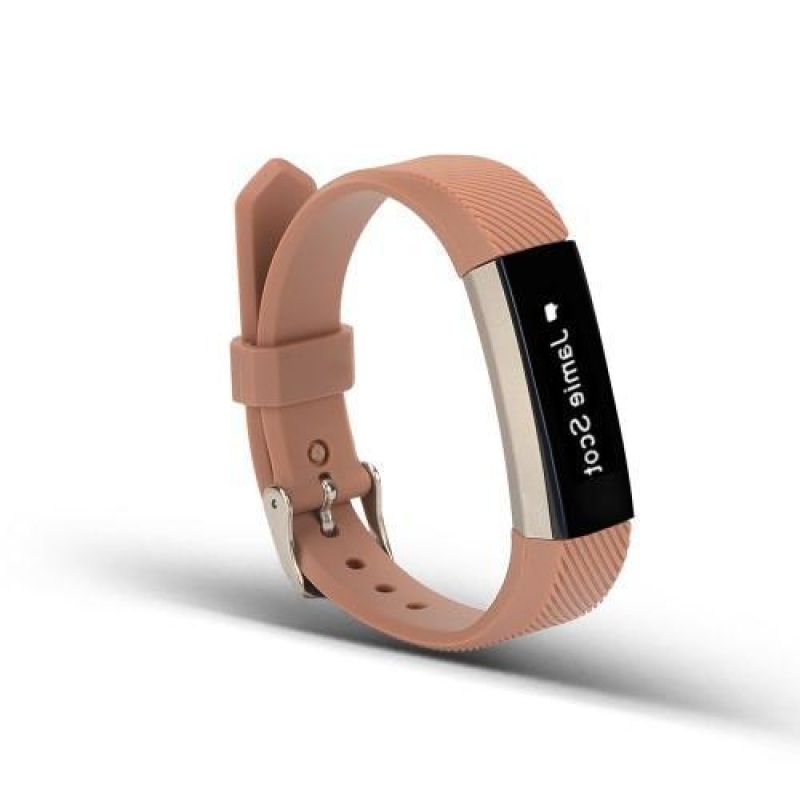 Twill silikónový remienok na Fitbit Alta - svetlohnedý