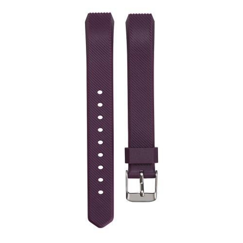 Twill silikónový remienok na Fitbit Alta - tmavofialový