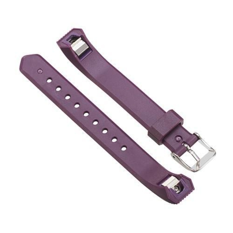Twill silikónový remienok na Fitbit Alta - tmavofialový