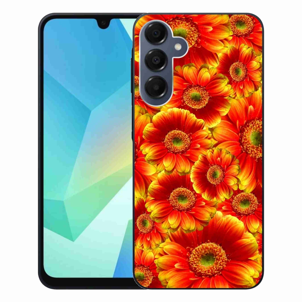 Gélový kryt mmCase na Samsung Galaxy A16 4G/5G - gerbera 1