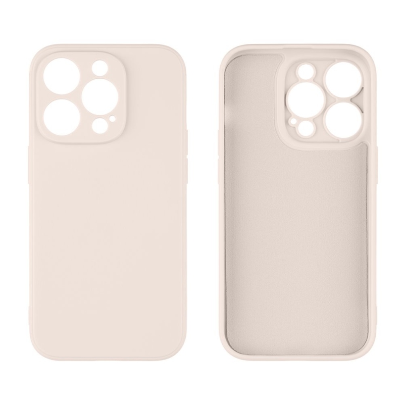 OBAL:ME Matte TPU Kryt pre Apple iPhone 14 Pro Beige