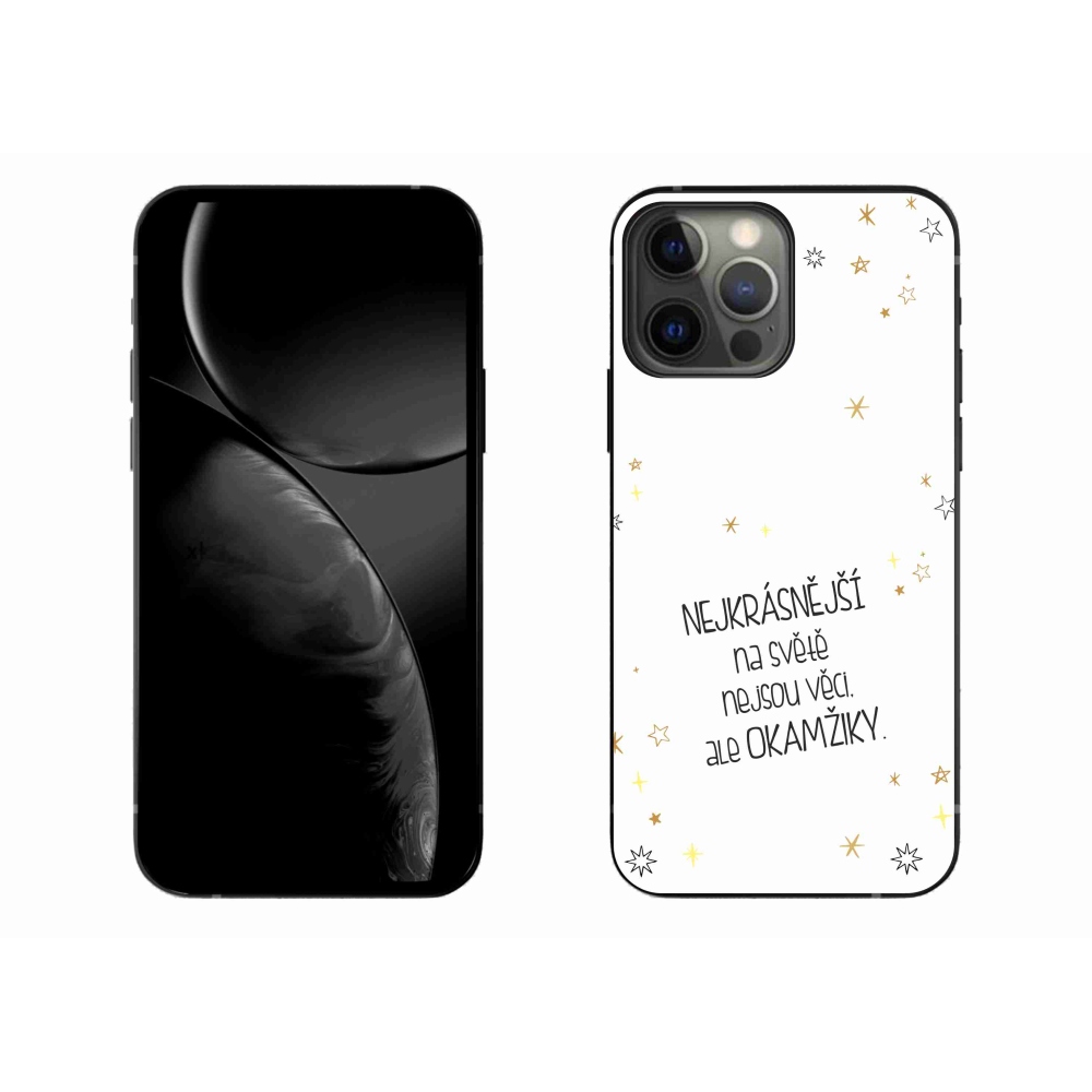 Gélový kryt mmCase na iPhone 13 Pro Max 6.7 - citát 4 biele pozadie