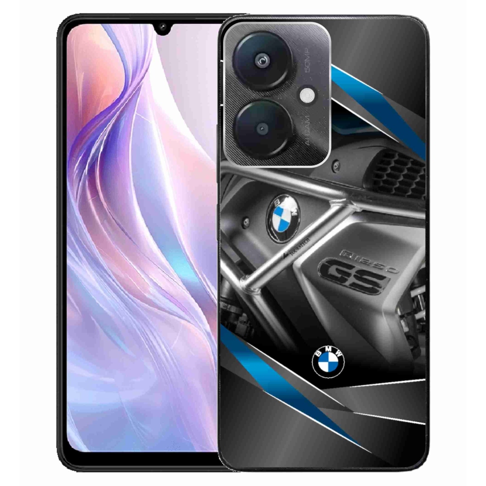 Gélový kryt mmCase na Xiaomi Redmi 13C 5G - motorka bmw