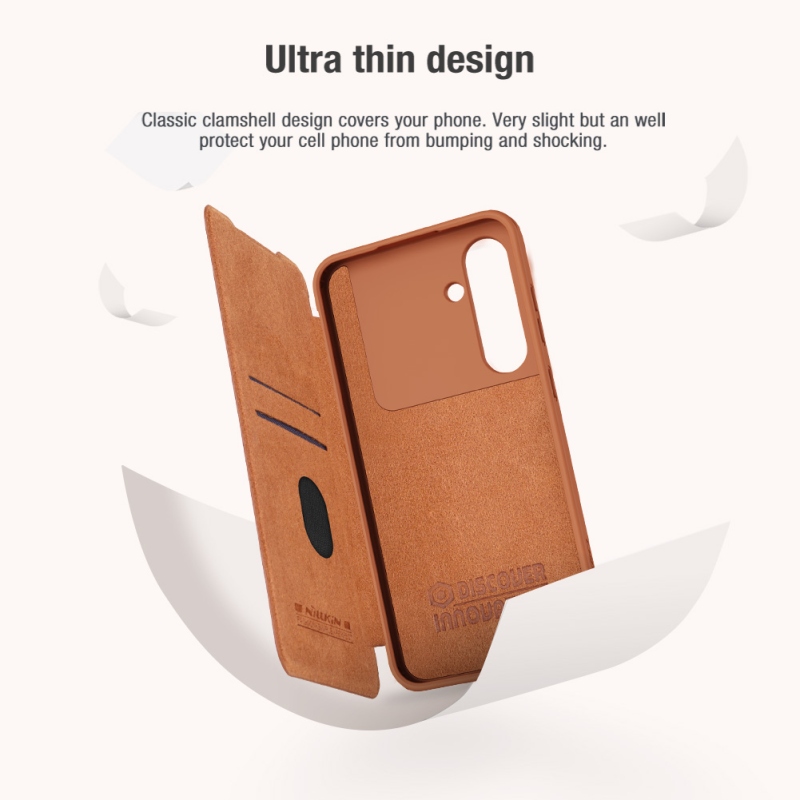 Nillkin Qin Book PRO Puzdro pre Samsung Galaxy S24 FE Black