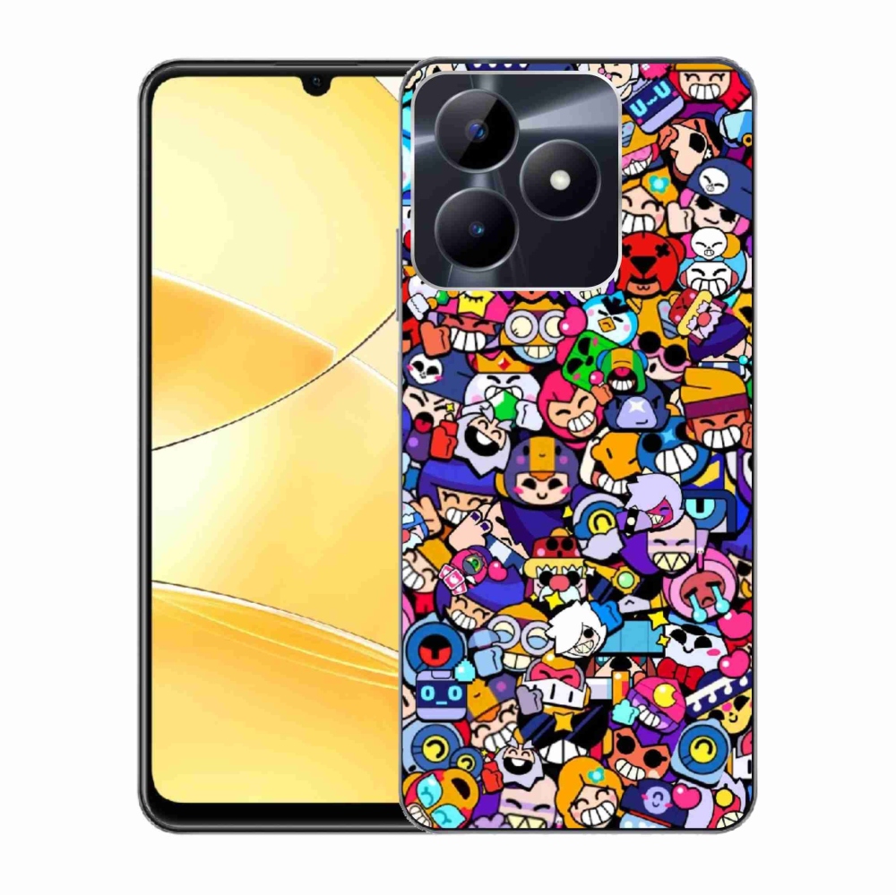 Gélový kryt mmCase na Realme C51/C53 - brawl stars 2