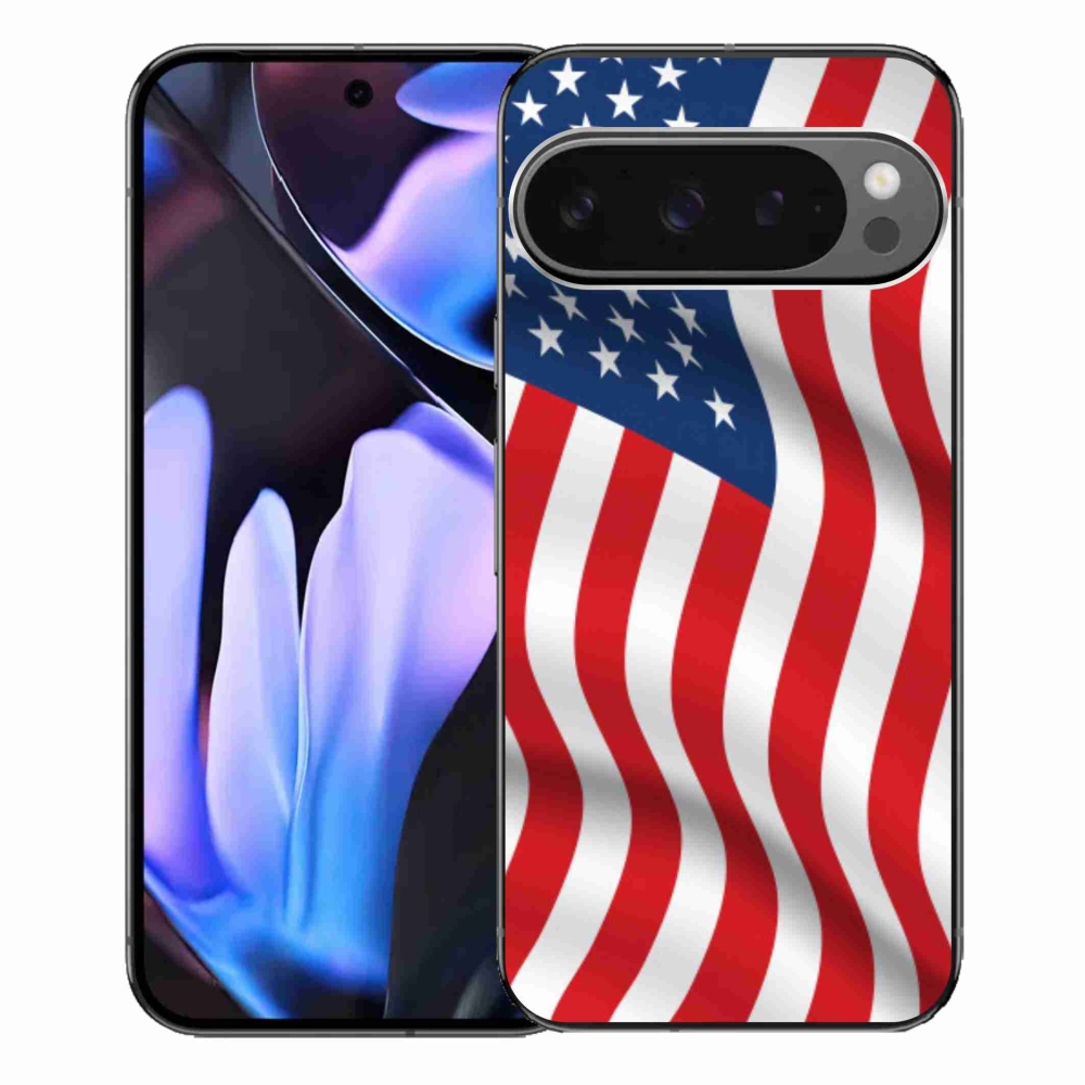 Gélový kryt mmCase na Google Pixel 9 Pro XL - USA vlajka