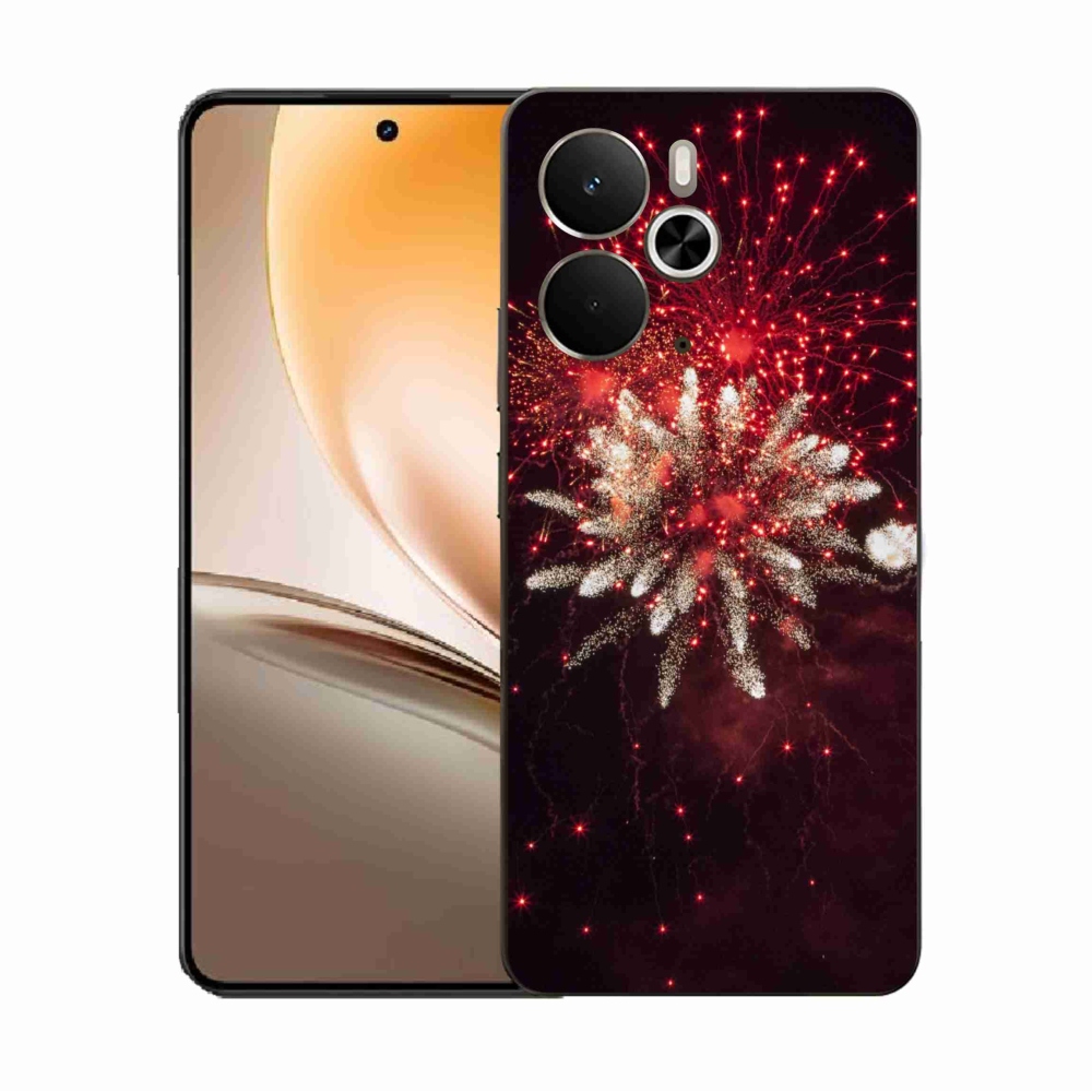 Gélový kryt mmCase na Realme 14 5G - ohňostroj