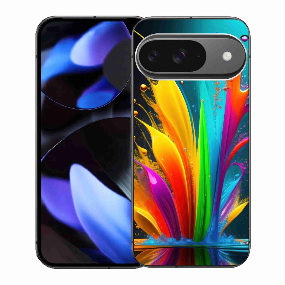 Gélový kryt mmCase na Google Pixel 9/9 Pro - abstraktný motív 1