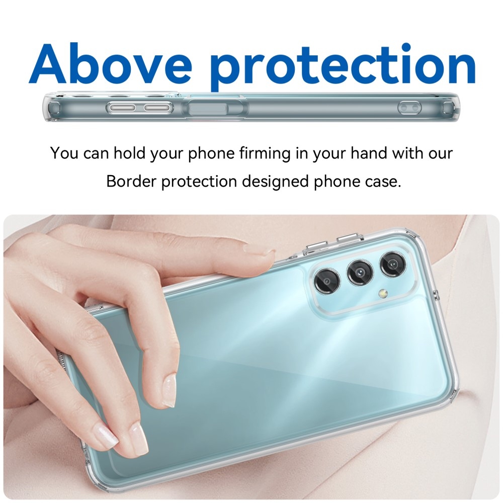 Gélový obal s pevným chrbtom na Samsung Galaxy A25 5G - priehľadný