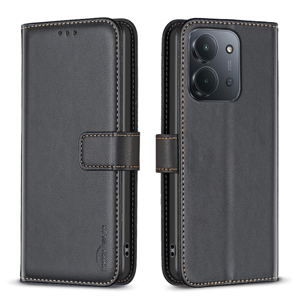 BNF knižkové púzdro na Xiaomi Redmi 15C 4G/5G (173mm) - čierne