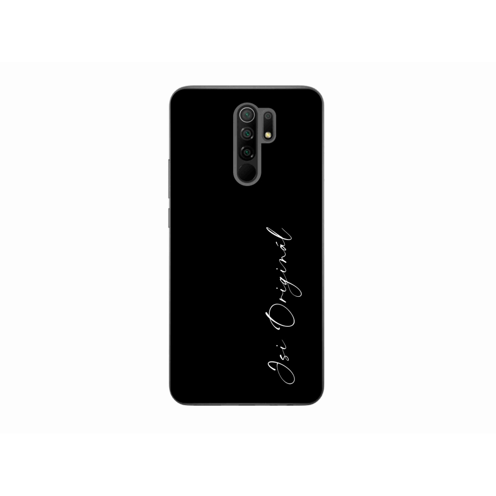 Gélový kryt mmCase na Xiaomi Redmi 9 - si originál čierne pozadie
