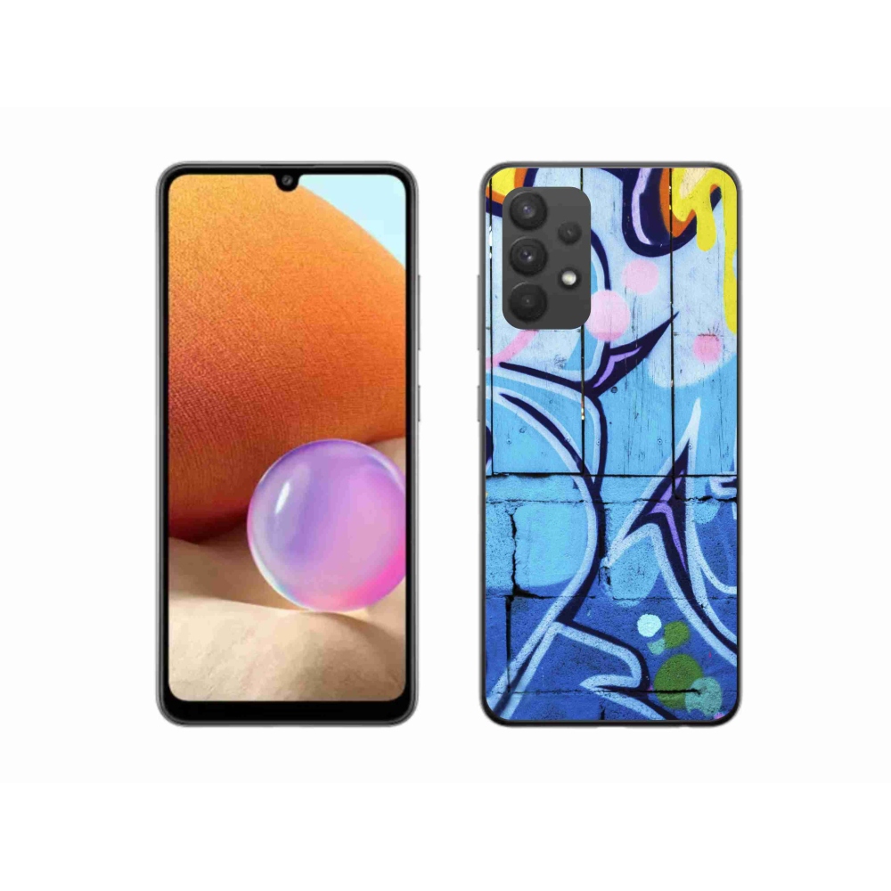 Gélový kryt mmCase na Samsung Galaxy A32 4G - graffiti