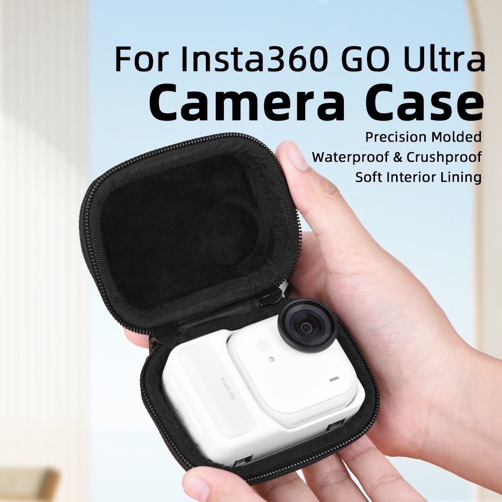 FLYMILE ochranné úložné púzdro pre Insta360 GO Ultra s karabínou