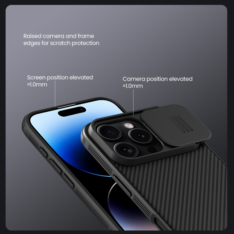 Nillkin CamShield PRE Zadný Kryt pre Apple iPhone 16 Pro Blue