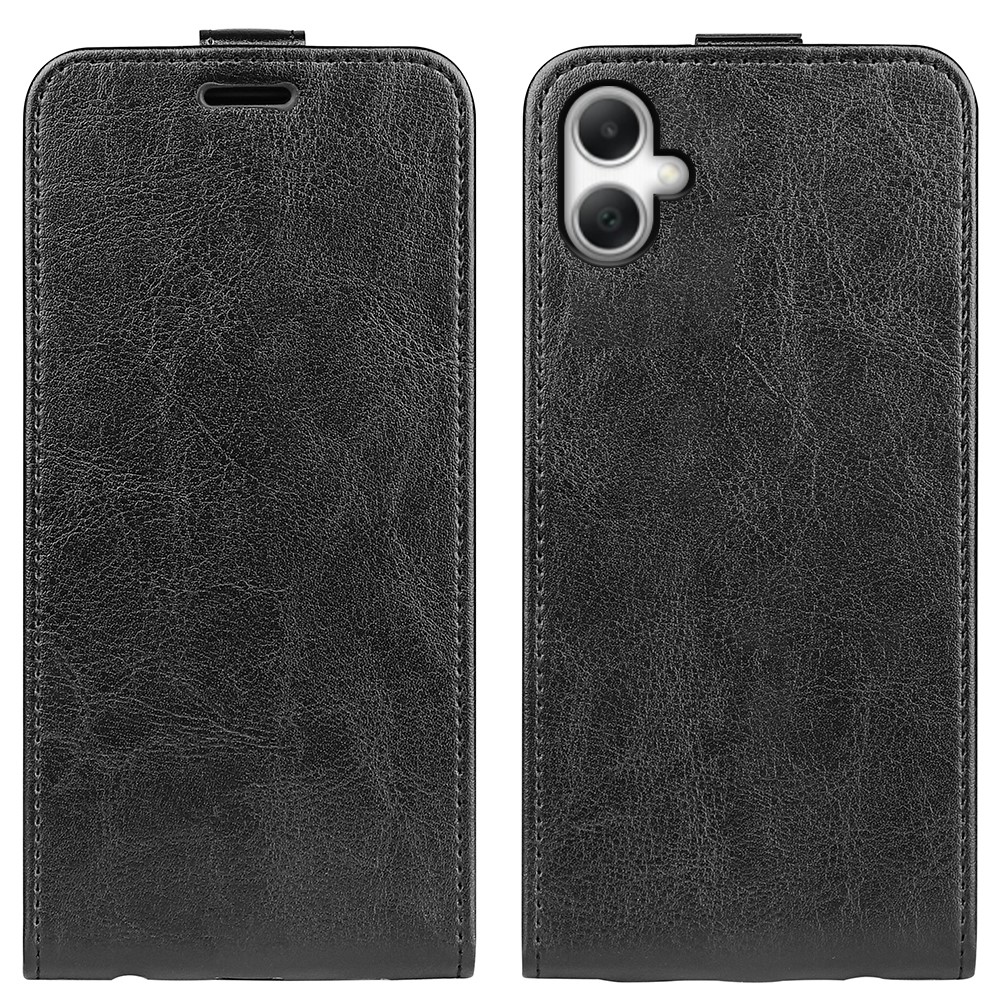 Vertical flipové púzdro na Samsung Galaxy A07 4G - čierne