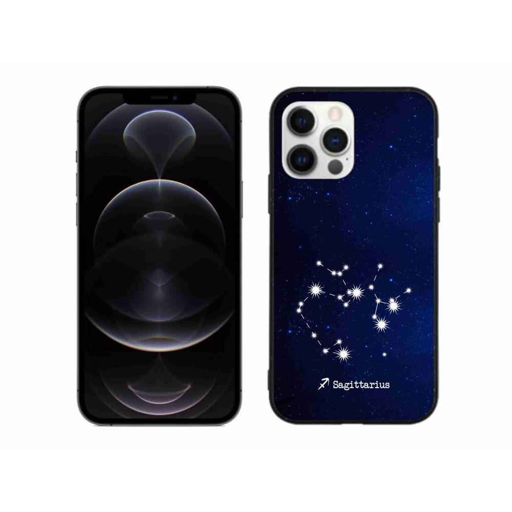 Gélový kryt mmCase na iPhone 12 Pro Max - súhvezdie Strelca