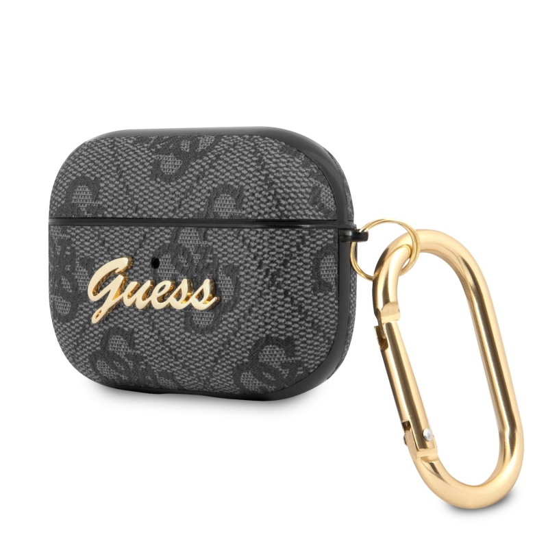 Guess 4G Script PC/PU Puzdro pre Airpods Pro Grey