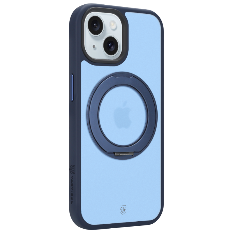 Tactical MagForce Hyperstand – puzdro pre Apple iPhone 15 v tmavomodrej farbe