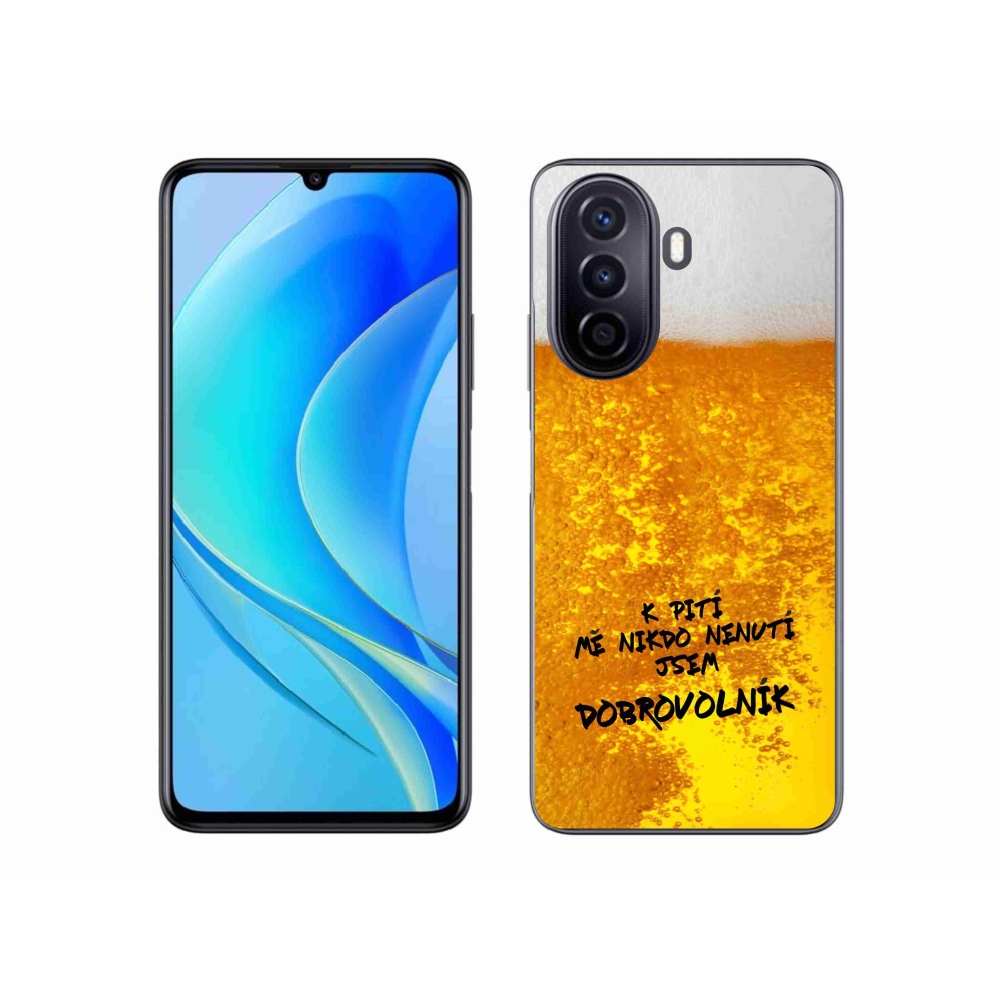 Gélový kryt mmCase na Huawei Nova Y70 - pivný motív 4