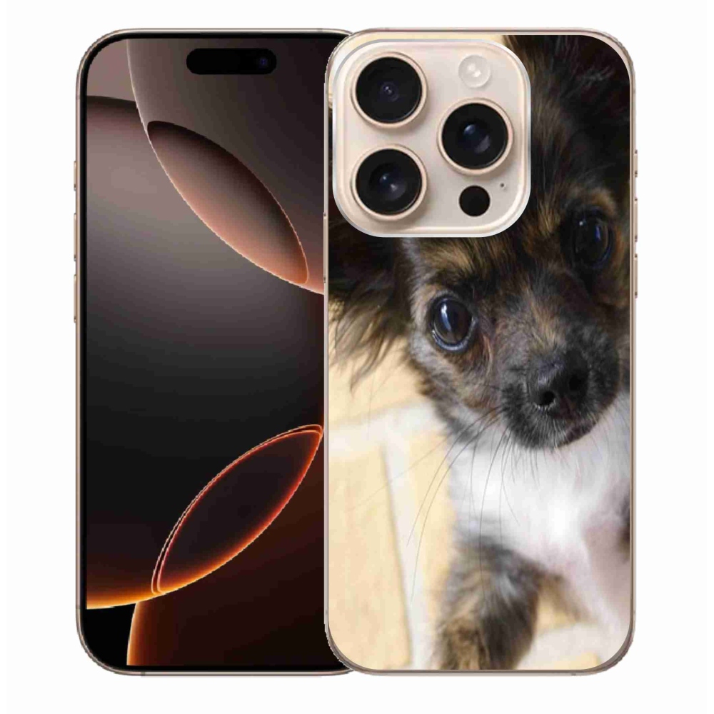 Gélový obal mmCase na iPhone 16 Pro Max - čivava 2