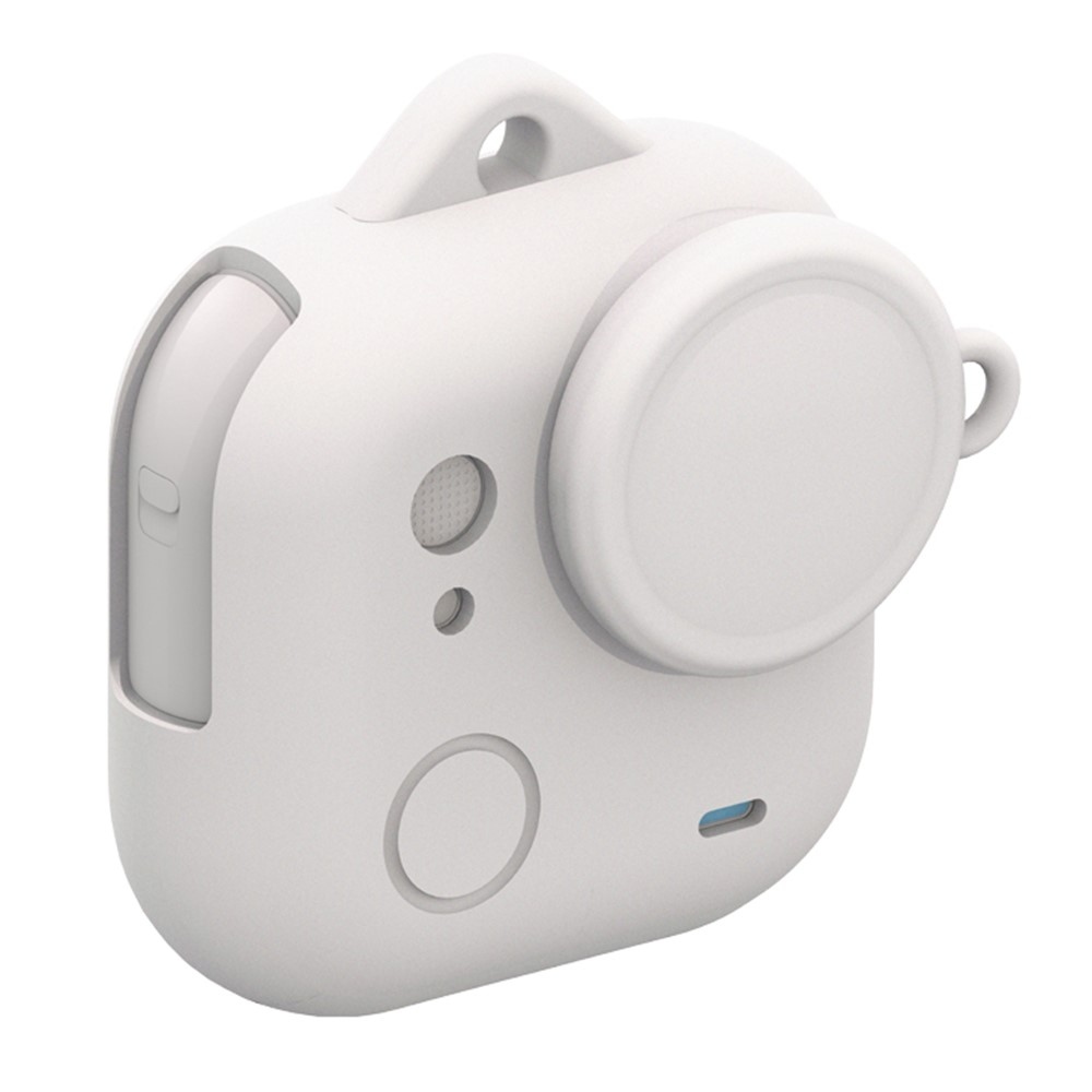 Silikónový ochranný obal s krytkou objektívu pre Insta360 GO Ultra – biely