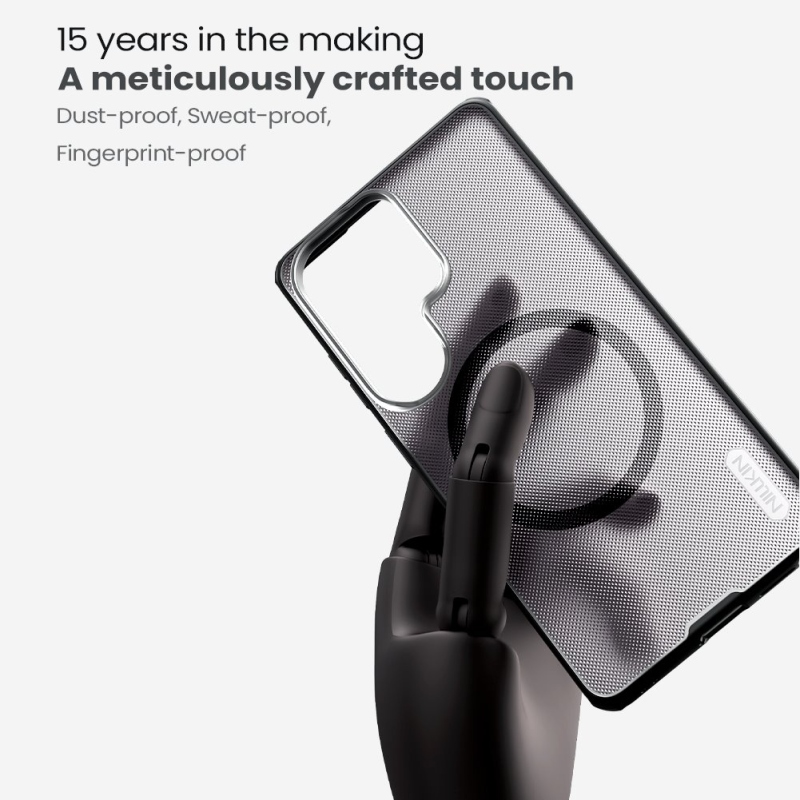 Nillkin Super Frosted PRO Magnetický zadný kryt pre Samsung Galaxy S26 Ultra Transparent Black