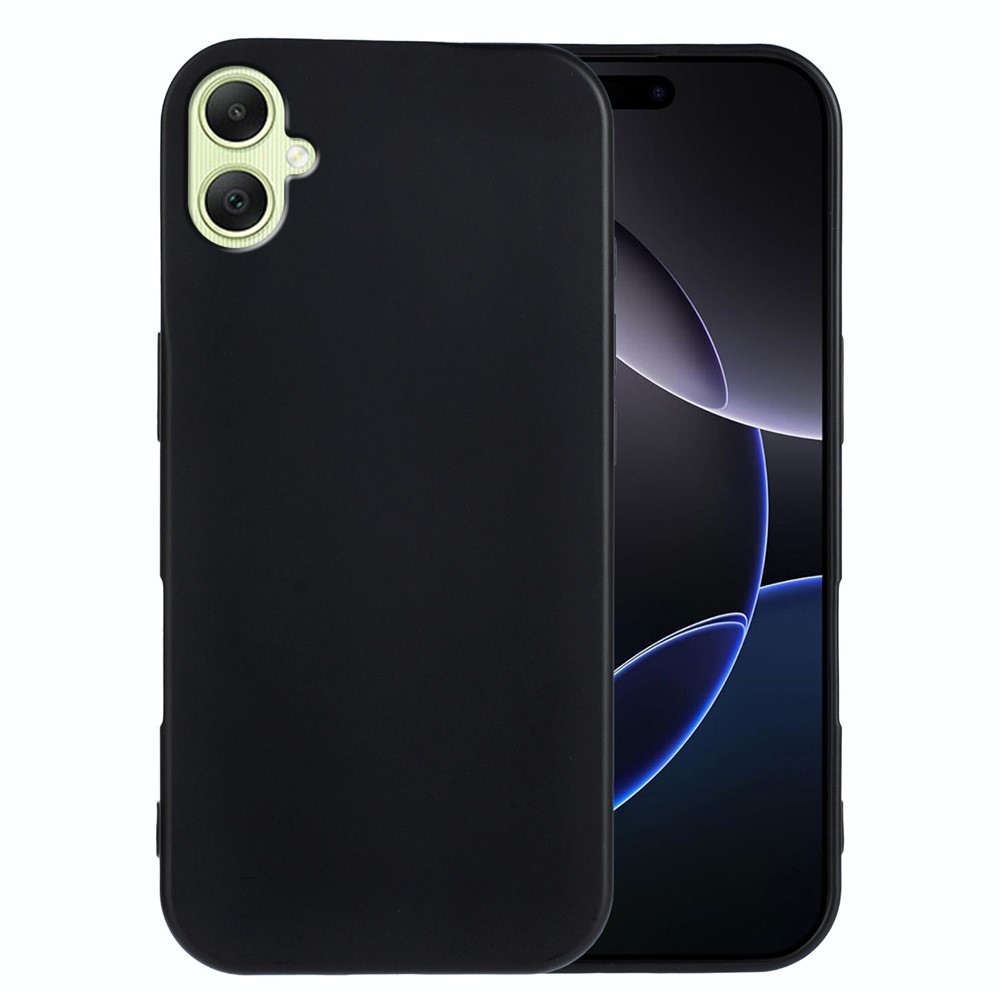 Matný gélový obal na Samsung Galaxy A07 4G - čierny