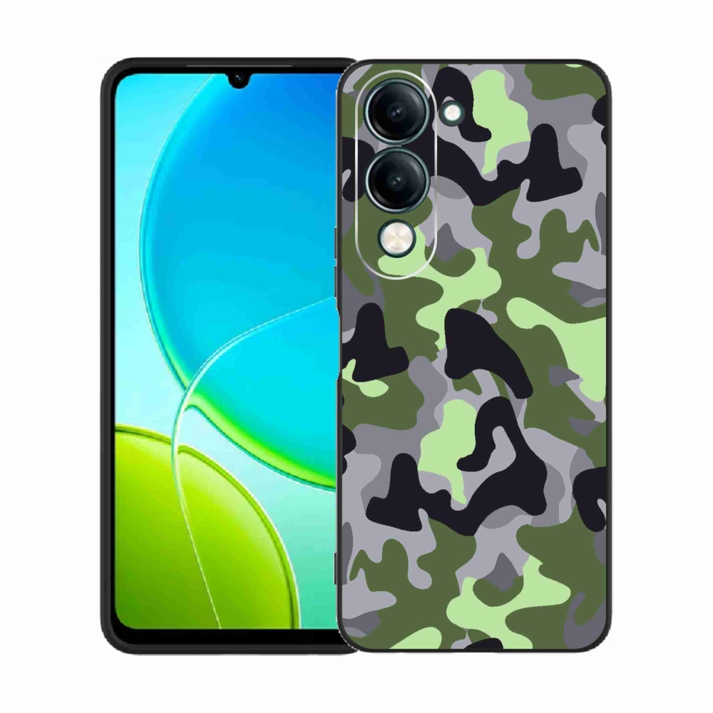 Gélový kryt mmCase na Vivo Y29s 5G - maskáčový vzor 7