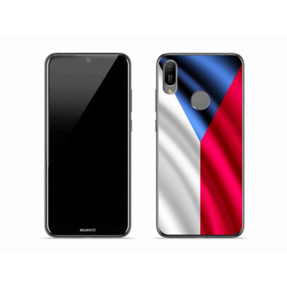 Gélový kryt mmCase na mobil Huawei Y6 (2019) - česká vlajka