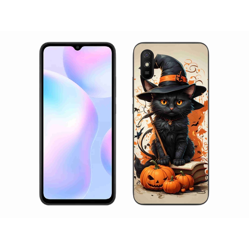 Gélový kryt mmCase na Xiaomi Redmi 9A - kocúr čarodejník