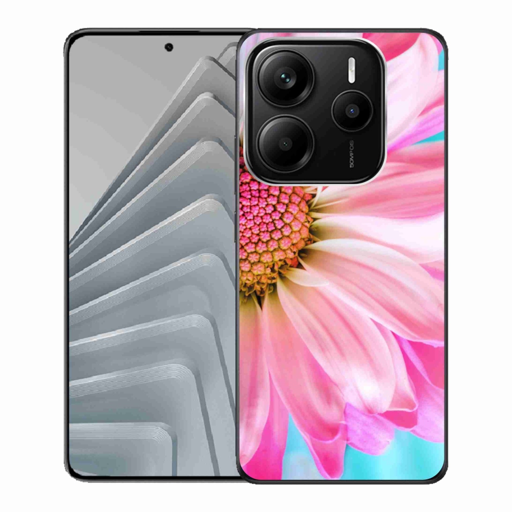 Gélový kryt mmCase na Xiaomi Redmi Note 14 5G - ružová kvetina