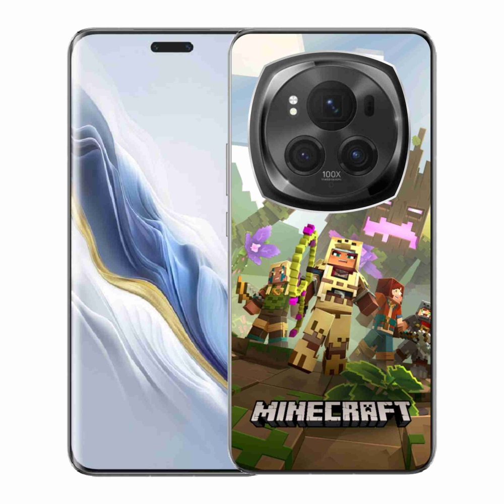 Gélový kryt mmCase na Honor Magic 6 Pro 5G - minecraft 1