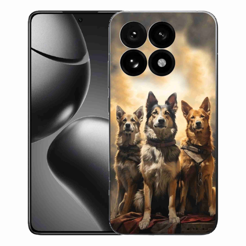 Gélový kryt mmCase na Xiaomi 15T - tri psy