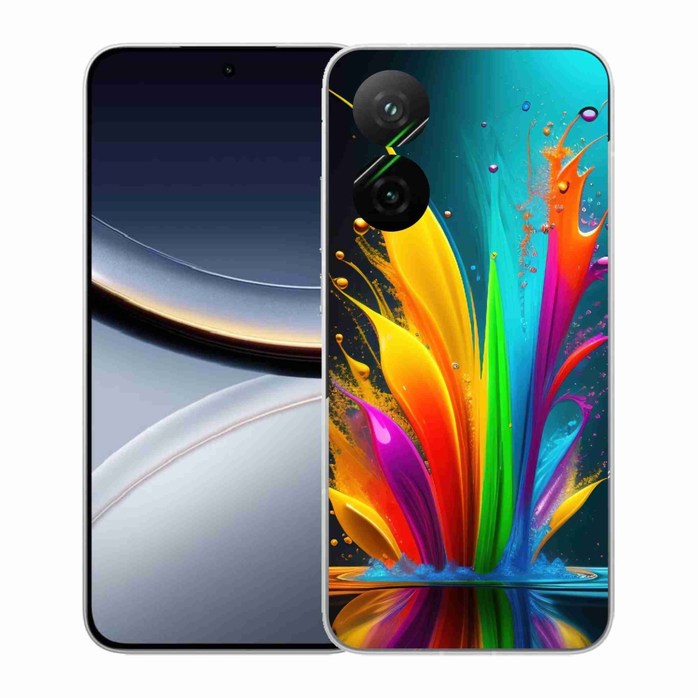 Gélový kryt mmCase na Xiaomi Poco F7 5G - abstraktný motív 1