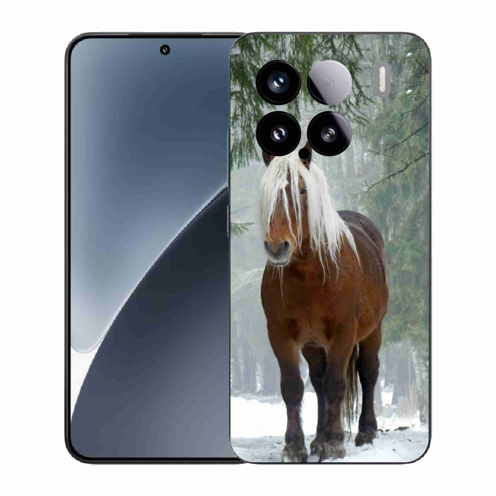 Gélový kryt mmCase na Xiaomi 15 - kôň v lese